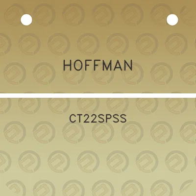 hoffman-ct22spss