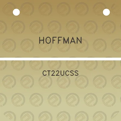 hoffman-ct22ucss