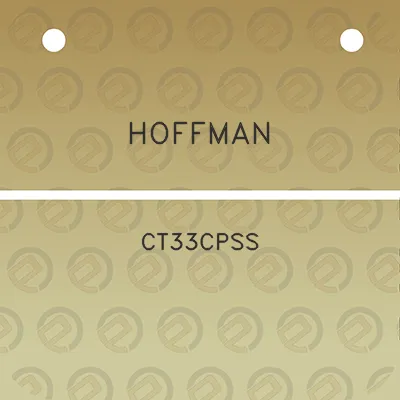 hoffman-ct33cpss