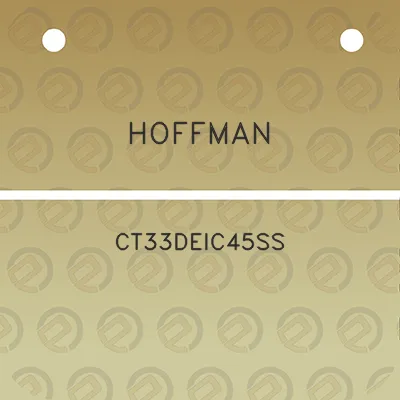 hoffman-ct33deic45ss