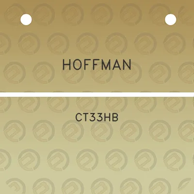 hoffman-ct33hb