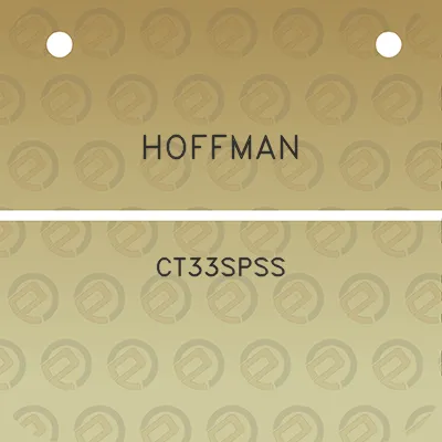 hoffman-ct33spss