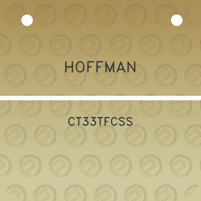 hoffman-ct33tfcss