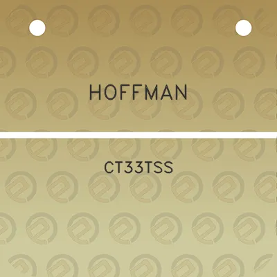 hoffman-ct33tss