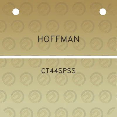 hoffman-ct44spss