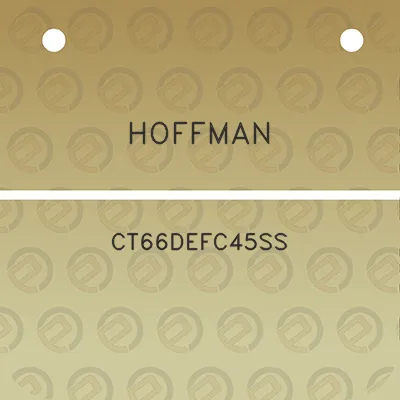 hoffman-ct66defc45ss