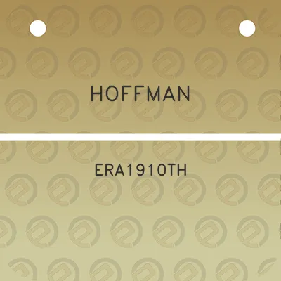 hoffman-era1910th