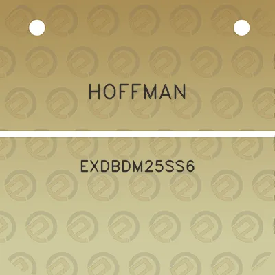 hoffman-exdbdm25ss6