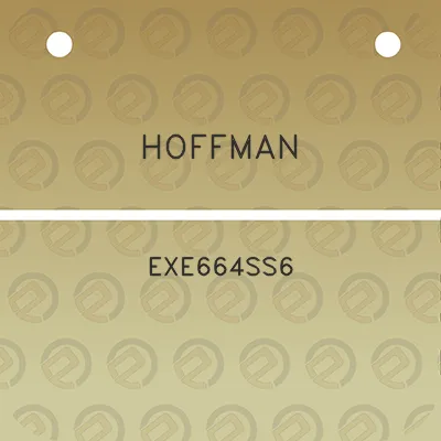 hoffman-exe664ss6