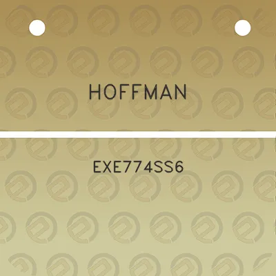 hoffman-exe774ss6