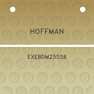 hoffman-exebdm25ss6