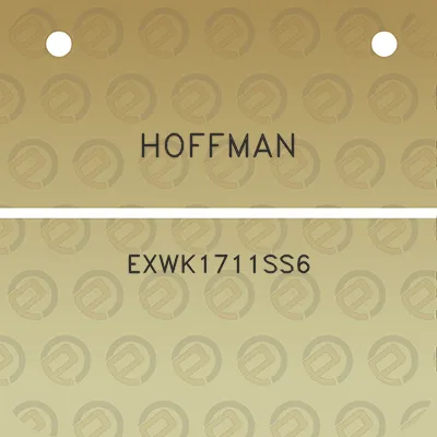 hoffman-exwk1711ss6