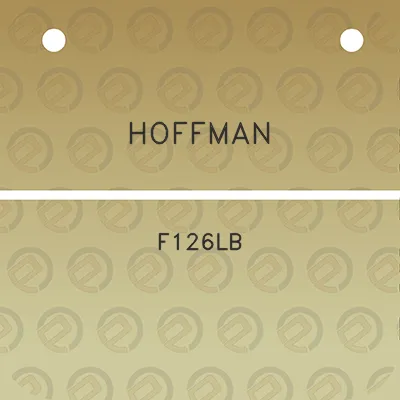 hoffman-f126lb