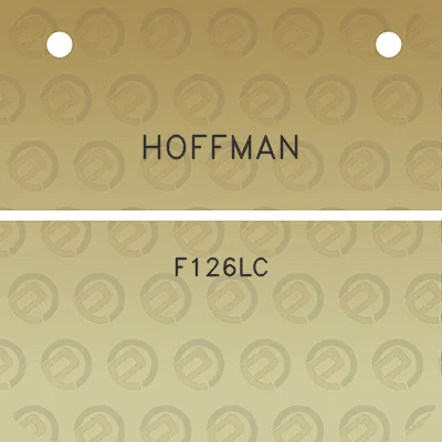 hoffman-f126lc