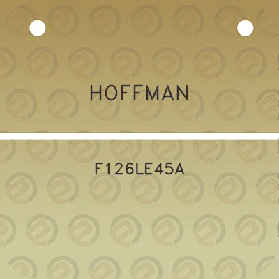 hoffman-f126le45a