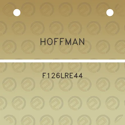 hoffman-f126lre44