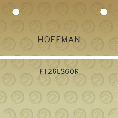 hoffman-f126lsgqr