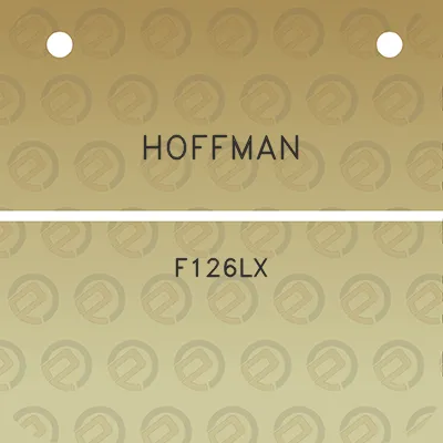 hoffman-f126lx