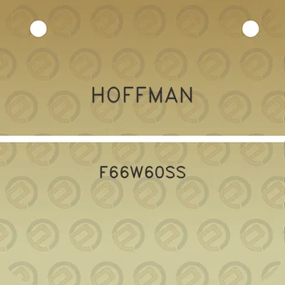 hoffman-f66w60ss