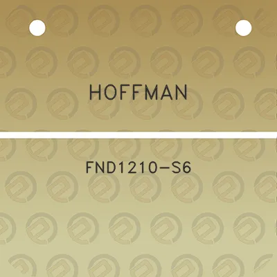 hoffman-fnd1210-s6