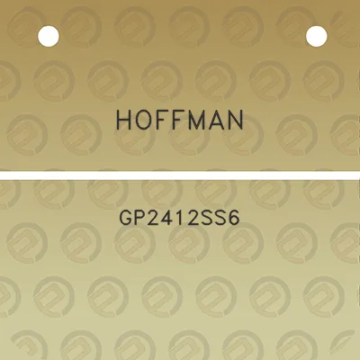 hoffman-gp2412ss6