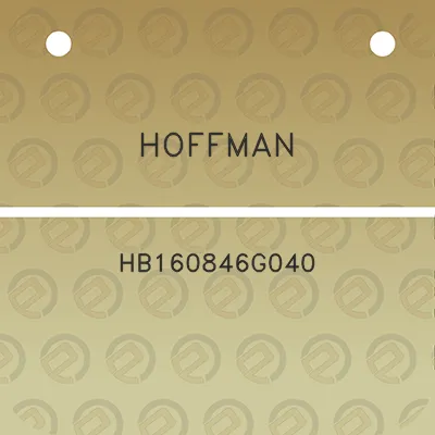 hoffman-hb160846g040