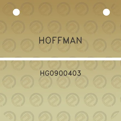 hoffman-hg0900403