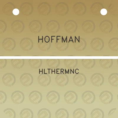 hoffman-hlthermnc