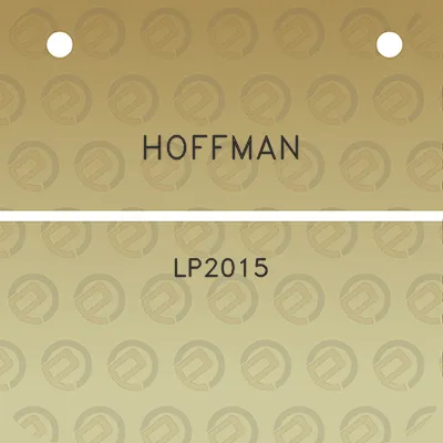 hoffman-lp2015