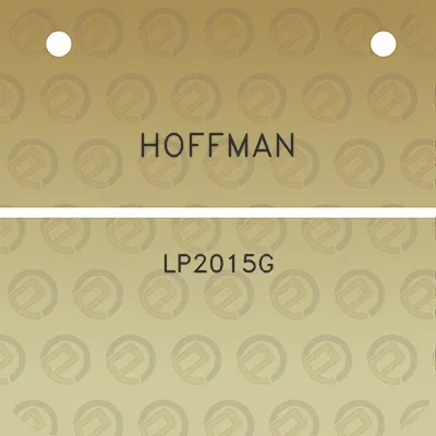 hoffman-lp2015g