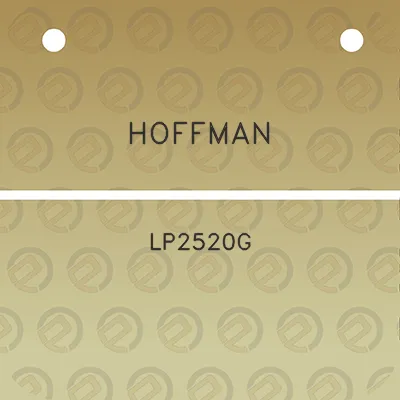 hoffman-lp2520g