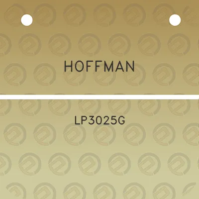 hoffman-lp3025g