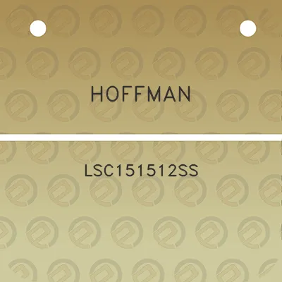 hoffman-lsc151512ss