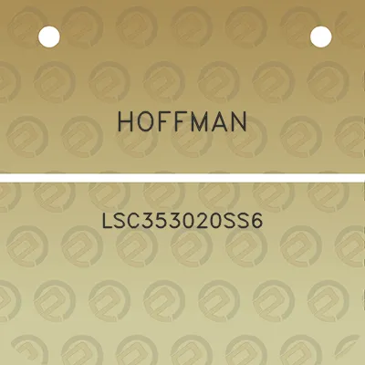 hoffman-lsc353020ss6