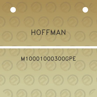 hoffman-m10001000300gpe