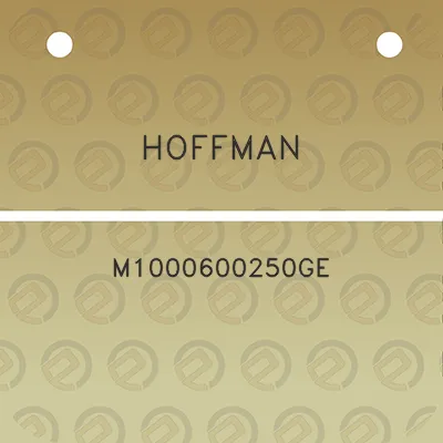 hoffman-m1000600250ge