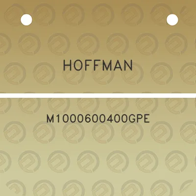 hoffman-m1000600400gpe