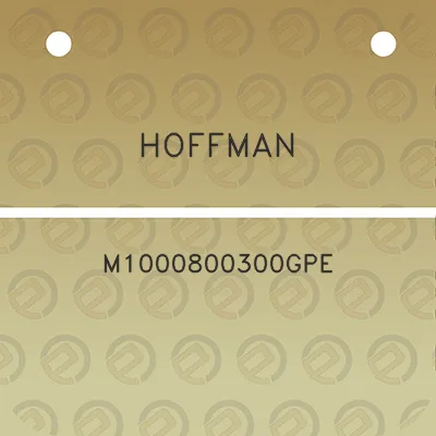 hoffman-m1000800300gpe