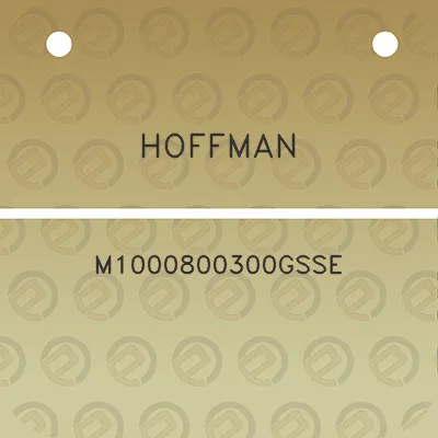 hoffman-m1000800300gsse