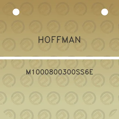 hoffman-m1000800300ss6e