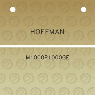 hoffman-m1000p1000ge