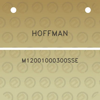 hoffman-m12001000300sse