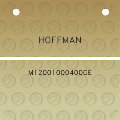 hoffman-m12001000400ge