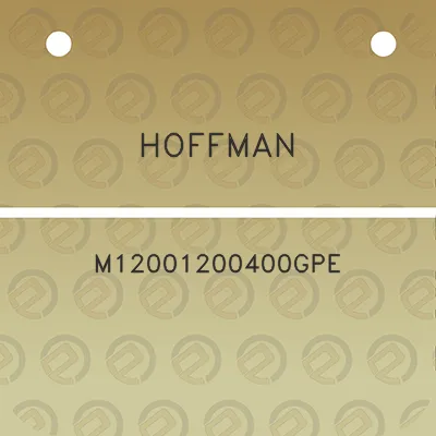 hoffman-m12001200400gpe