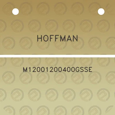 hoffman-m12001200400gsse