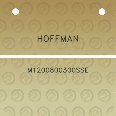 hoffman-m1200800300sse