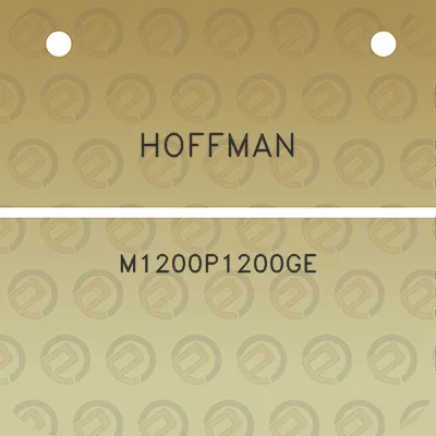 hoffman-m1200p1200ge