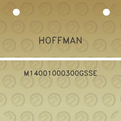 hoffman-m14001000300gsse