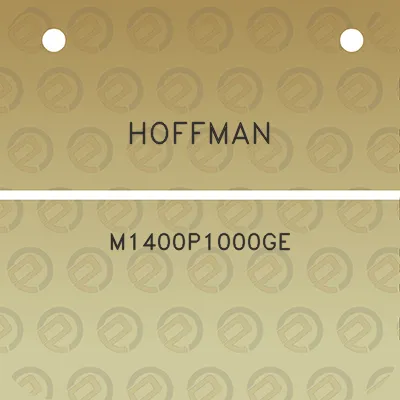 hoffman-m1400p1000ge