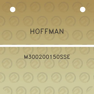 hoffman-m300200150sse